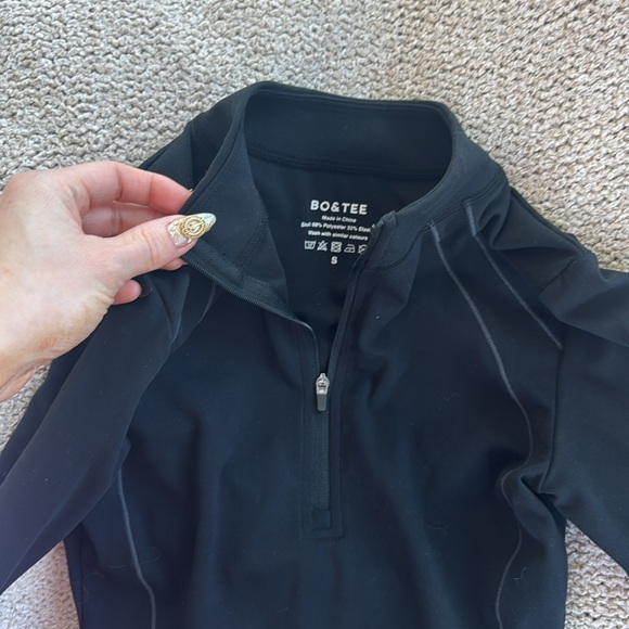 Bo and tee contrast trim top - Picture 2 of 3